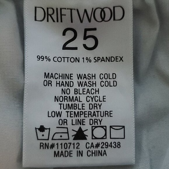 Free People Driftwood Leah Butterfly Effect Jean Mini Skirt 25 Button Front NWOT - Picture 5 of 8